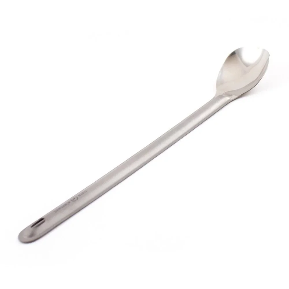 4-PACK Core Element 100%‎ Titanium Long Handle Spoon Ultralight Backpacking